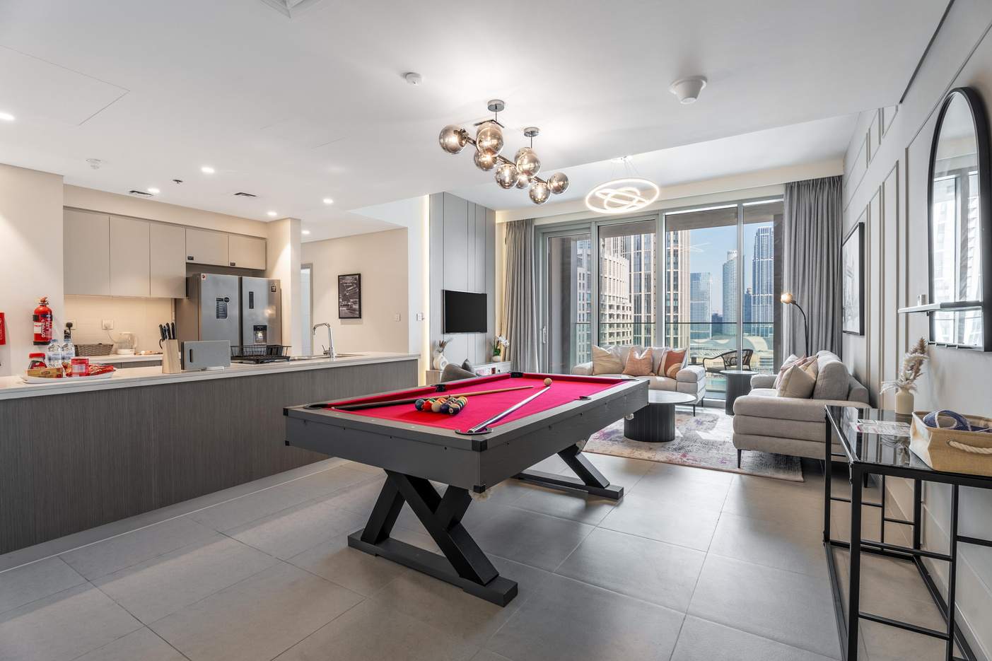 New York themed apartment in Dubai