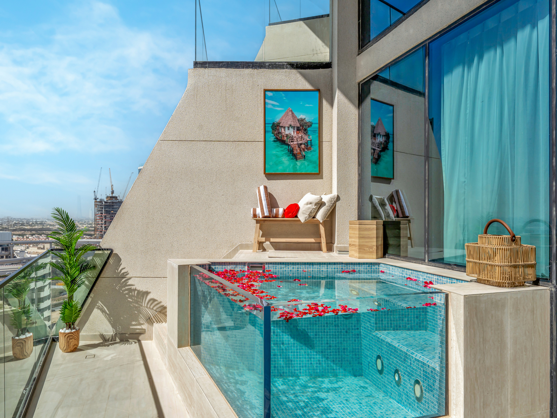 Zanzibar themed apartment in Dubai